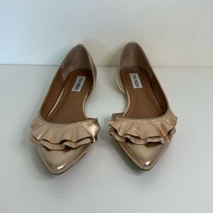 Steve Madden Ruffled D'Orsay Flats